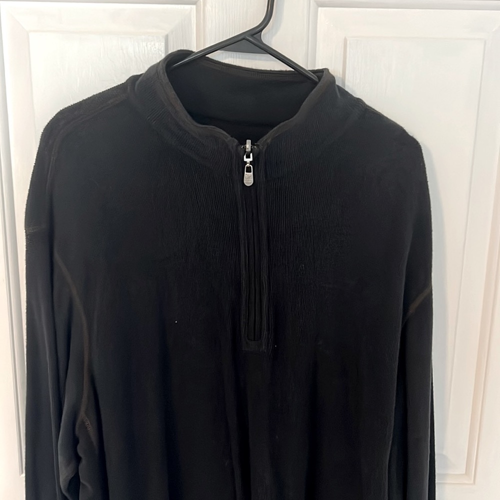 Tommy Bahama Reversible Navy Pullover 1/4zip